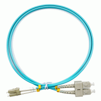Оптический шнур SC-LC/UPC MM 50/125 OM3 duplex 1м