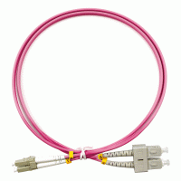 Оптический шнур SC-LC/UPC MM 50/125 OM4 duplex 2м