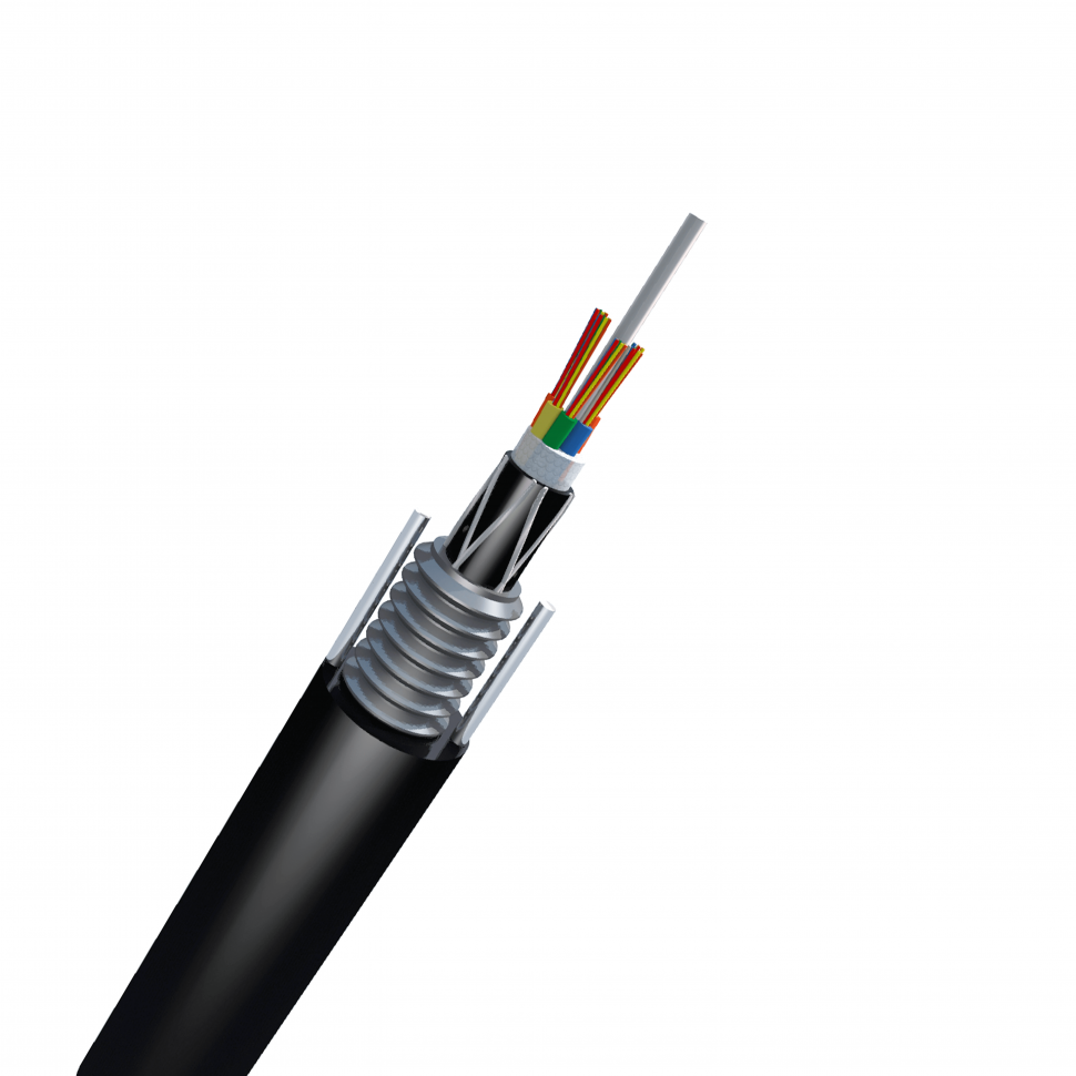 Оптический кабель для прокладки в канализации ОКСТМ-10-01-0,22-16(2,7)