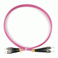Оптический шнур ST-FC/UPC MM 50/125 OM4 duplex 3м
