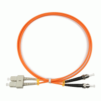 Оптический шнур ST-SC/UPC MM 50/125 OM2 duplex 1м