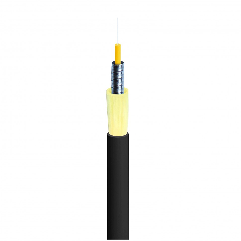 Кабель Simplex 3.0мм SM 9/125 G.657 LSZH CO-PS1 ARM бронированный черный  в Москве