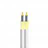 Кабель Duplex 3.0мм SM 9/125 G.657 LSZH CO-PD1 ARM бронированный белый   в Москве