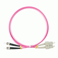 Оптический шнур ST-SC/UPC MM 50/125 OM4 duplex 2м