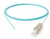 Пигтейл оптический (pigtail) LC/UPC MM 50/125 OM3 G.651,  0,9мм, 1,5м