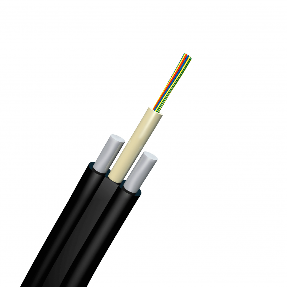 Оптический кабель CO-FLAT8-1,5 на 8 волокон 1,5кН в Москве
