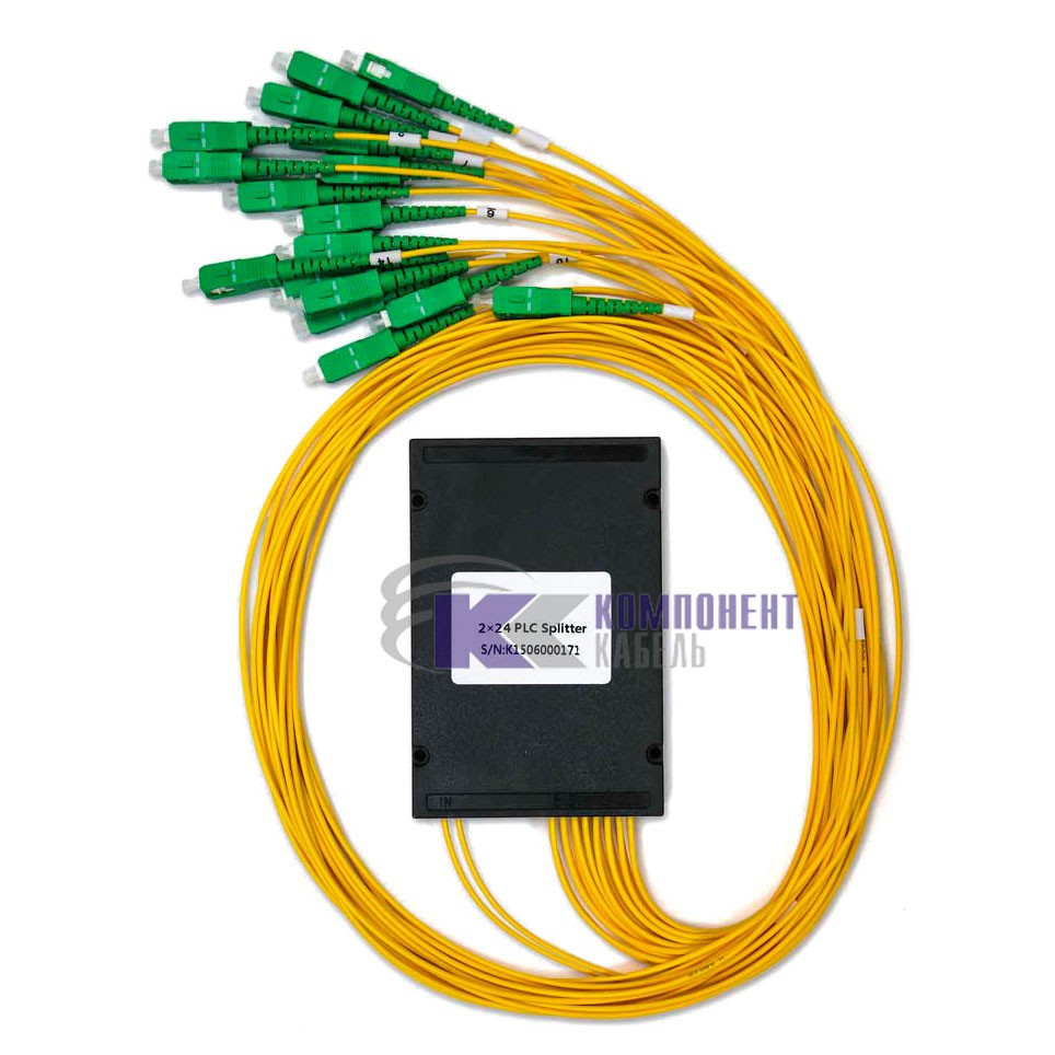 Оптический разветвитель планарный PLC 2х24  3.0 mm 26SC/APC в Москве