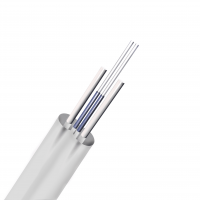 Оптический кабель CO-FTTH1-1 на 1 волокно G.657,  LSZH White