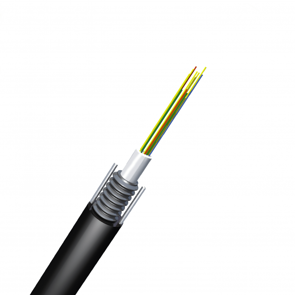 Оптический кабель для прокладки в канализации  ОКСТЦ-10-01-0,22-8-(2,7)