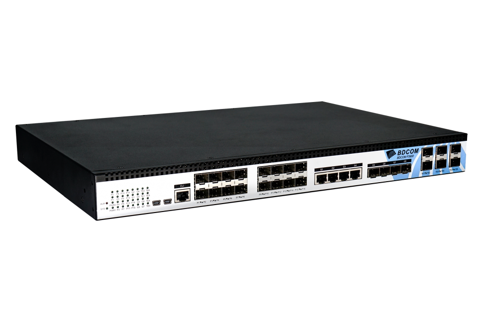 Оптический линейный терминал BDCOM OLT P3600-16E-2AC GEPON