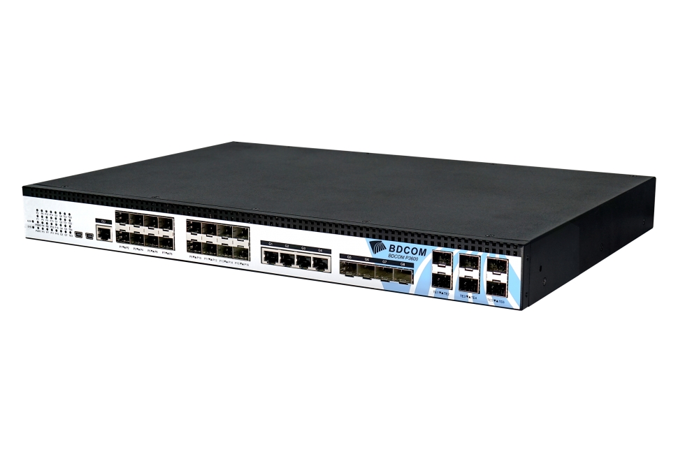Оптический линейный терминал BDCOM OLT P3600-16E-2AC GEPON