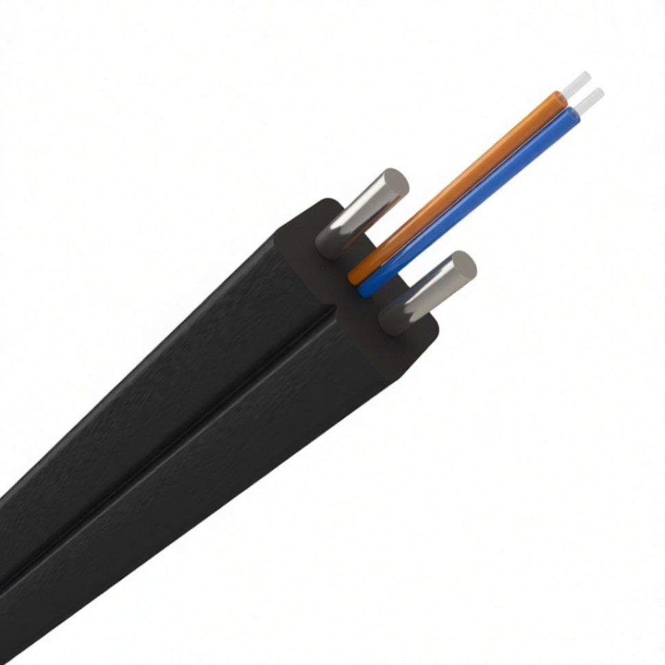 Оптический кабель CO-FTTH2-2 на 2 волокна G.657, LSZH в Москве