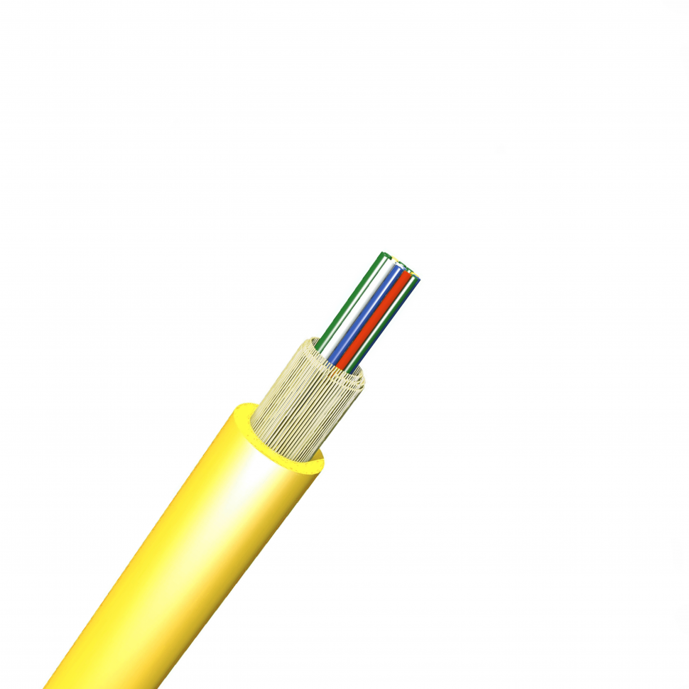 Оптический кабель CO-DV4-1 на 4 волокна SM9/125, LSZH