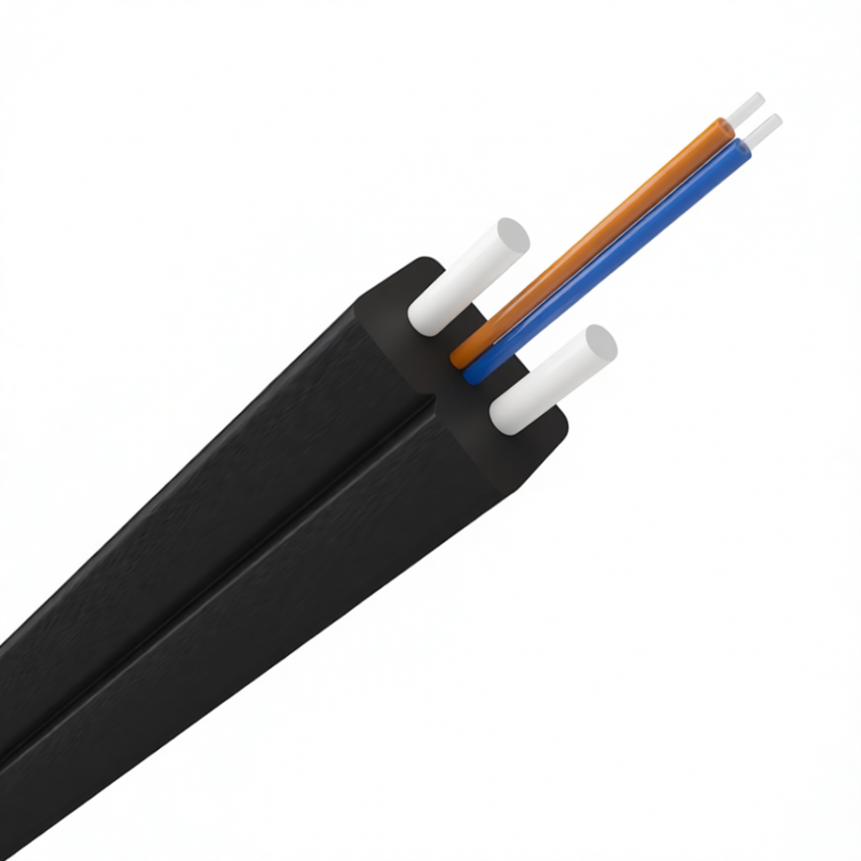 Оптический кабель CO-FTTH1-1 на 1 волокно G.657, LSZH Black в Москве