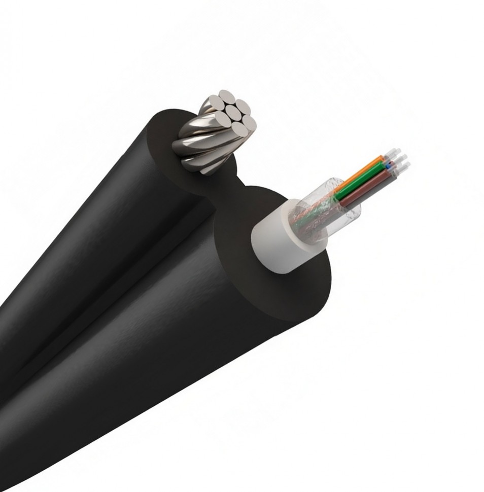 Оптический кабель для подвеса между опорами  ОПЦ-8А-4кН в Москве